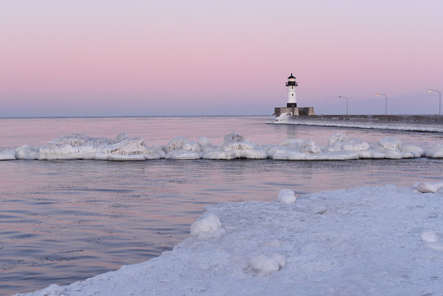 Feb. 13, 2020: Duluth North Pier Lighthouse