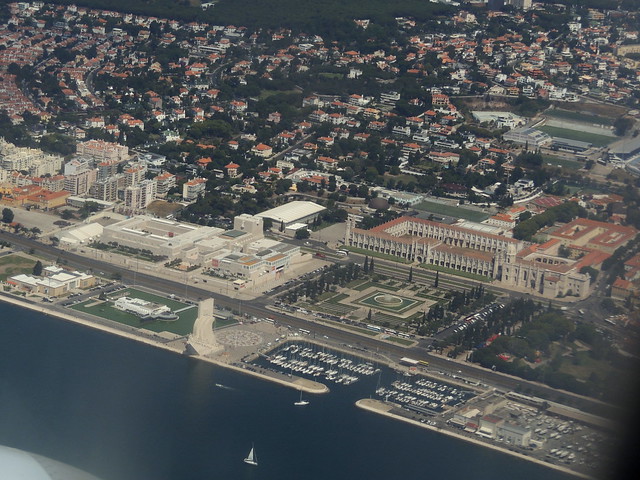 Jerónimos Monastery from the air