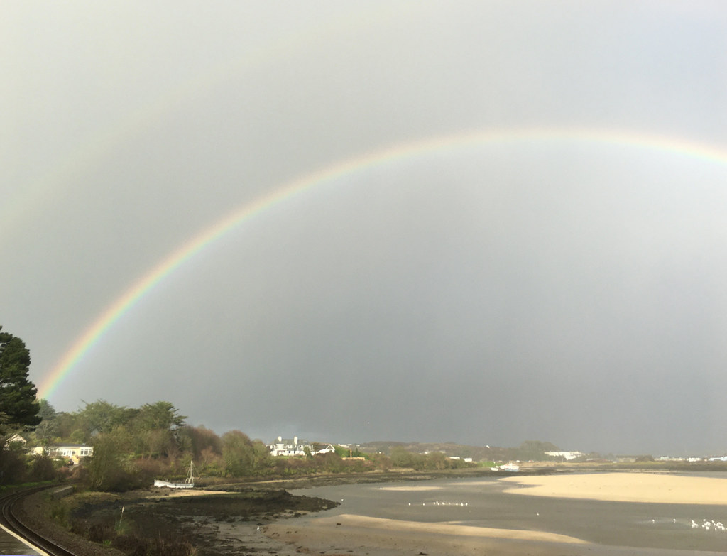 Rainbow 2 over Hayle Estuary