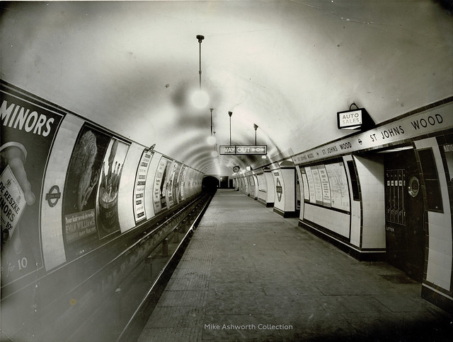 St John's Wood station, London Underground, December 1939