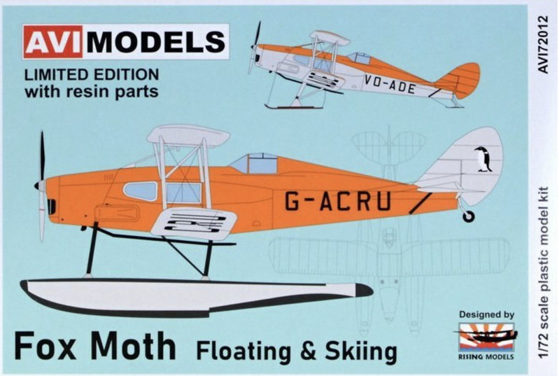 AVI Models de Havilland DH-83 Australian Fox Moth 1/72 