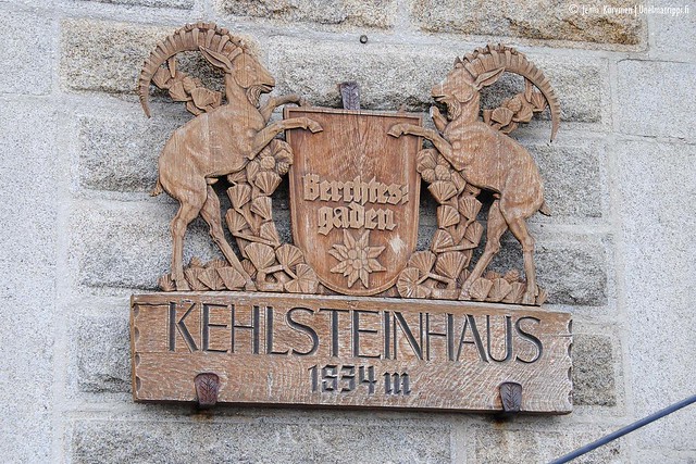Kehlsteinhaus-kyltti Berchtesgadenissa