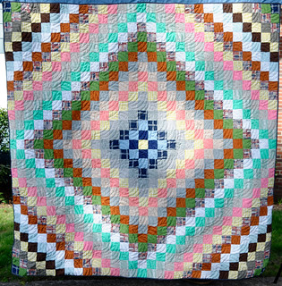 A quilt top my grandmother never completed during her lifetime.