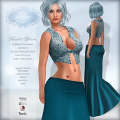 *Lurve* Heart's Desire Outfit in Teal