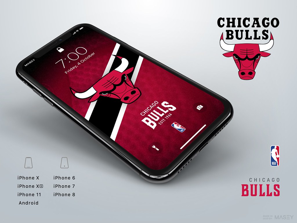 Chicago Bulls (NBA) iPhone Wallpapers | iPHONE X/XS/11/Andro… | Flickr