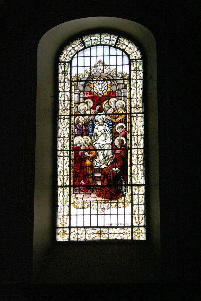Stained glass, Basilique-Cathédrale Notre-Dame de Québec, Quebec