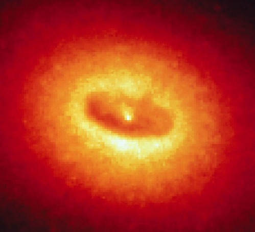 The Hub of Galaxy NGC 4261 (1992) | This is a Hubble Space T… | Flickr