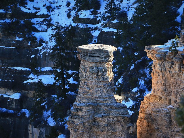 Rock Column with Snow Behind 7D2_5401