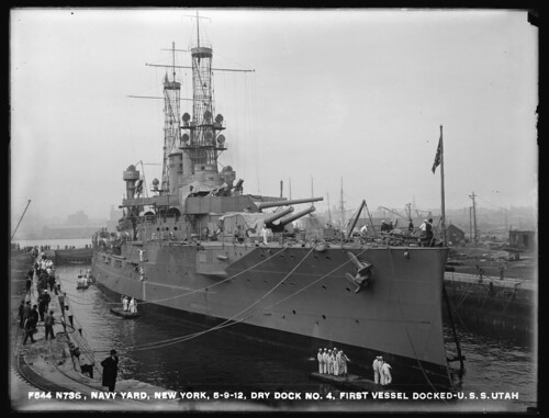 USS Utah NY Naval yard 1912 | by DREADNOUGHT2003
