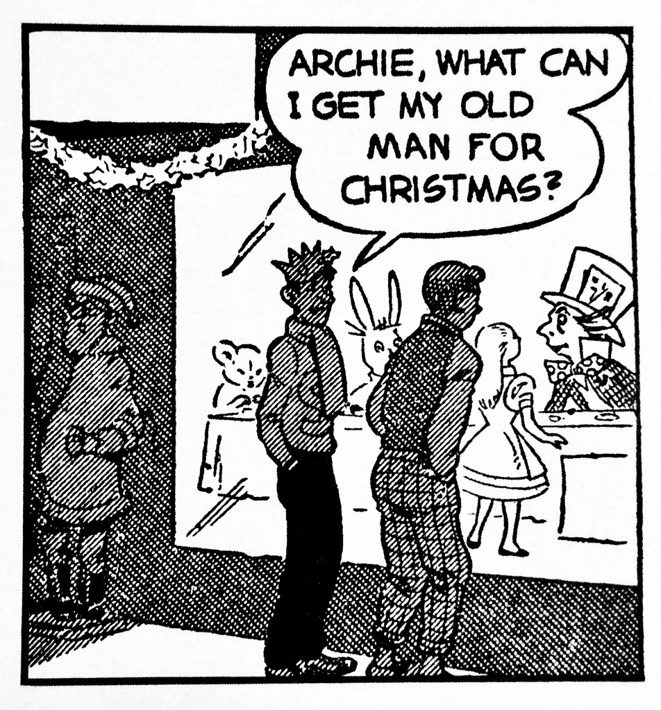 1946 - Archie Andrews and Jughead Alice in Wonderland Christmas Windows 5995