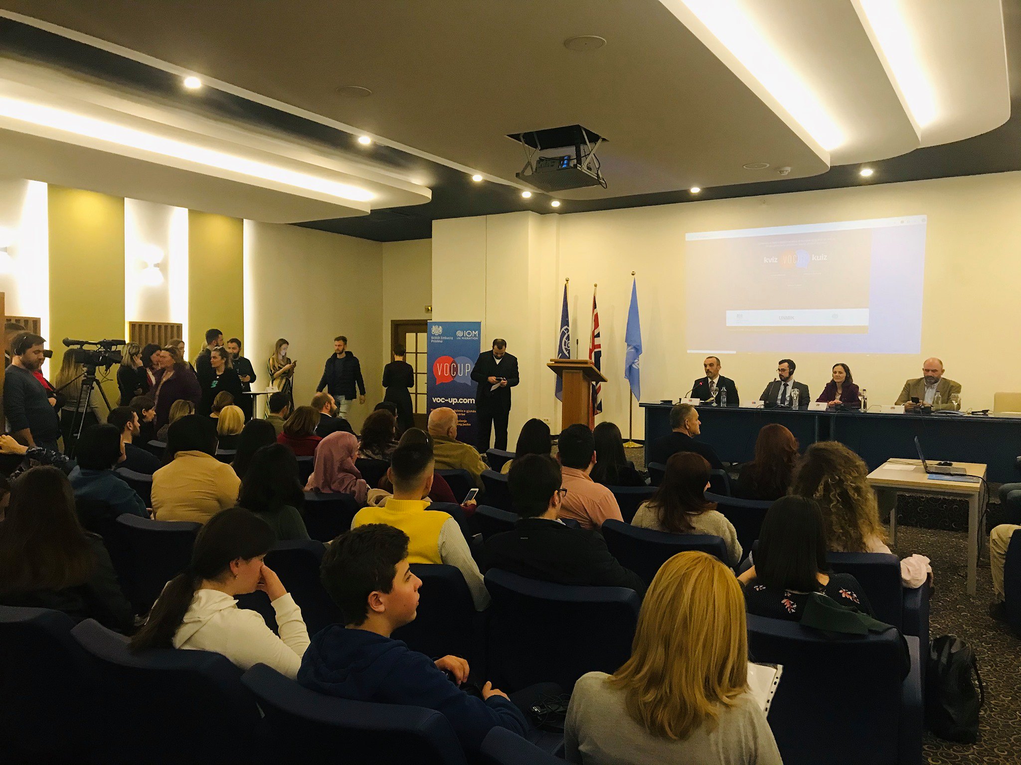 International Mother Language Day event organized by the Office of the Language Commissioner, the British Embassy Pristina and the IOM, 21 February 2020