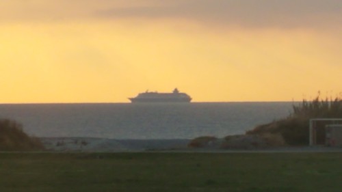 ocean sea mediterranean ship cruiseship sunrise mornning nice airport provence france frankreich nizza