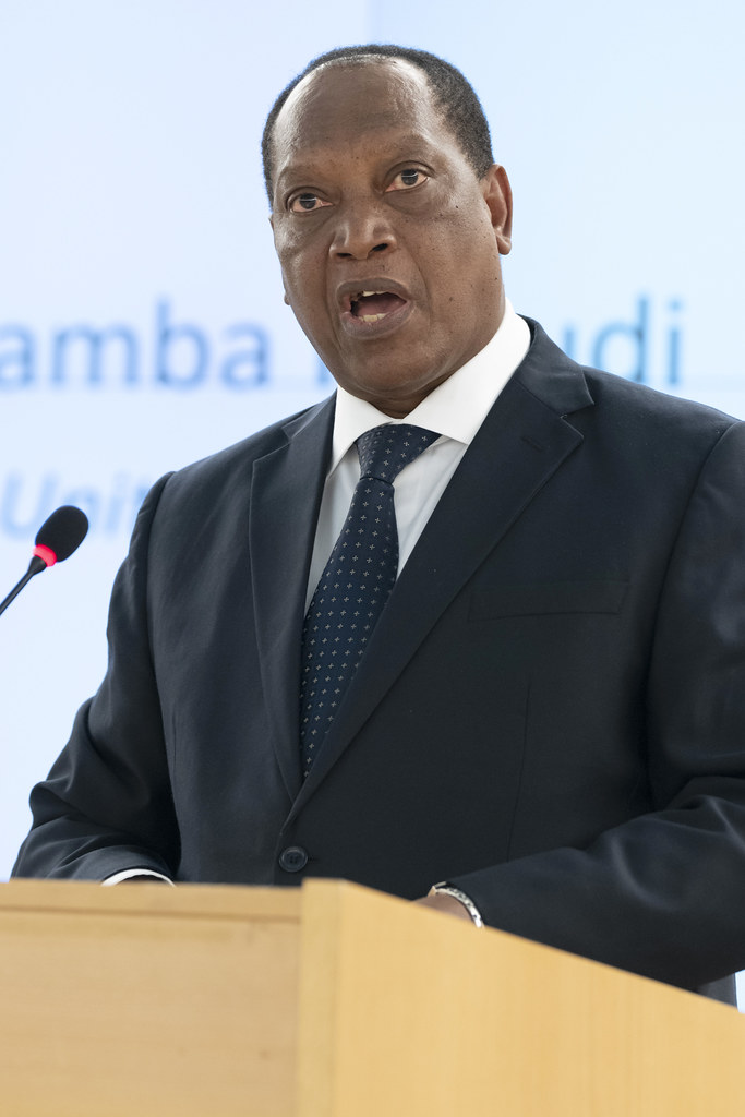 Human Rights Council | Palamagamba Kabudi, Minister for Fore… | Flickr