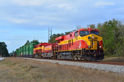florida east coast railway fec 806 ge es44c4 locomotive train colfax