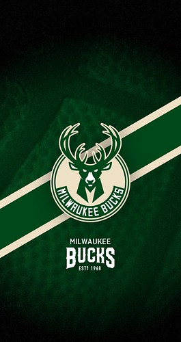 Milwaukee Bucks (NBA) iPhone 6/7/8 Lock Screen Wallpaper ...