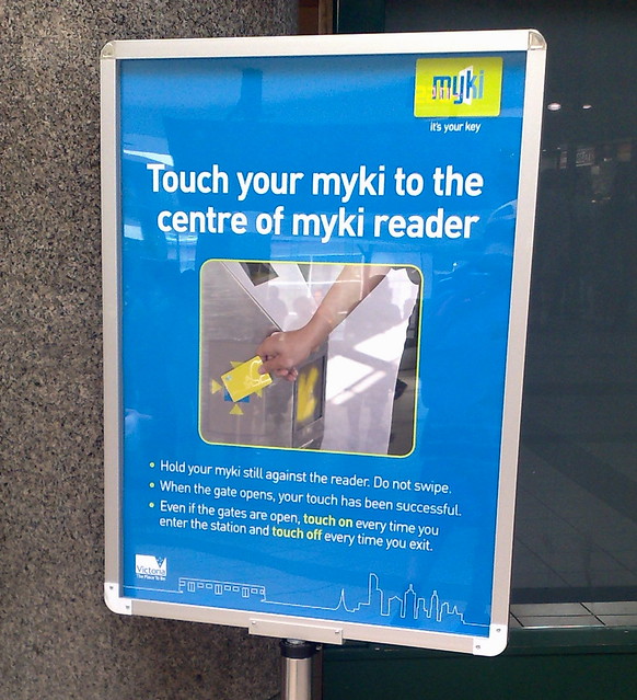 Myki poster, February 2010