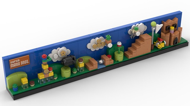 Super Mario Bros. Skyline Architecture LEGO MOC