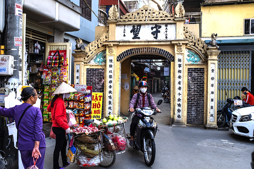 Old gate in Tu Liem District--Hanoi
