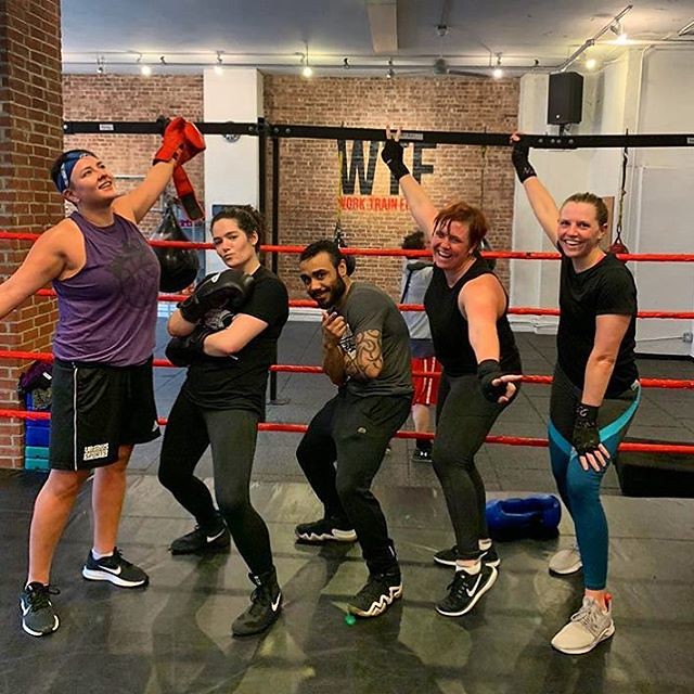 So much appreciation for the 8am semi-private crew. There’s a lot of cliches about boxing and the benefits it brings, and I’m going to add to those. I showed up to Chris’ class afraid of getting punched, out of breath, and full of apprehension about actua