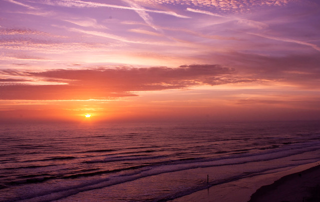 Lever du soleil à Daytona // Sunrise on the ocean