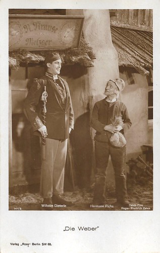 Wilhelm Dieterle and Hermann Picha in Die Weber (1927)