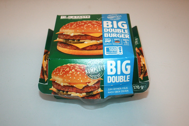 07 - Time4Taste Big Double Burger - Fertig erhitzt / Finished heating
