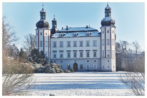 white castle snow winter wonderland cz czech republic blue sky nikon 365 project d750