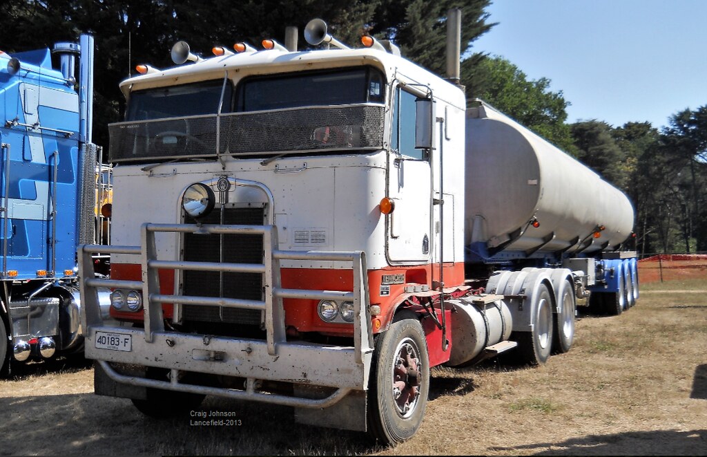 Classic Cabover Kenworth and Tanker at Lancefield