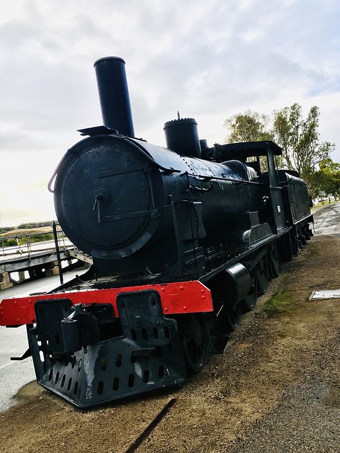 59/366 Steam locomotive Rx 160 on display at the old Murray Bridge wharf area.