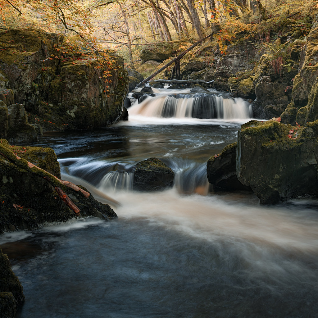 a secluded gorge on the Lednock | River Lednock | Perthshire