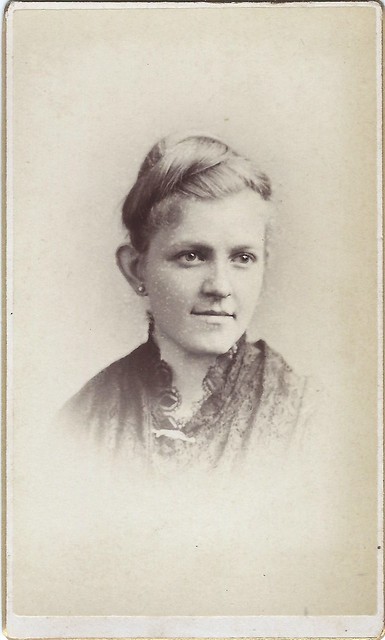 Sara J. Morton, 1883, RFS (CDV by Amory Nelson Hardy, 493 Washington Street, Boston)