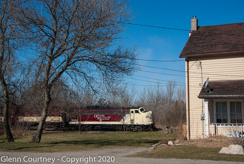 6508 fp9a on osr ontario centerville freight ontariosouthland railroad railway train