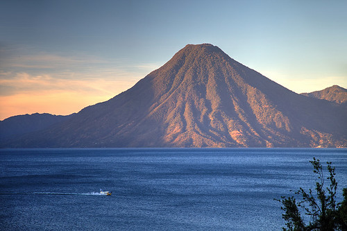 atitlan guatemala panajachel lake volcano