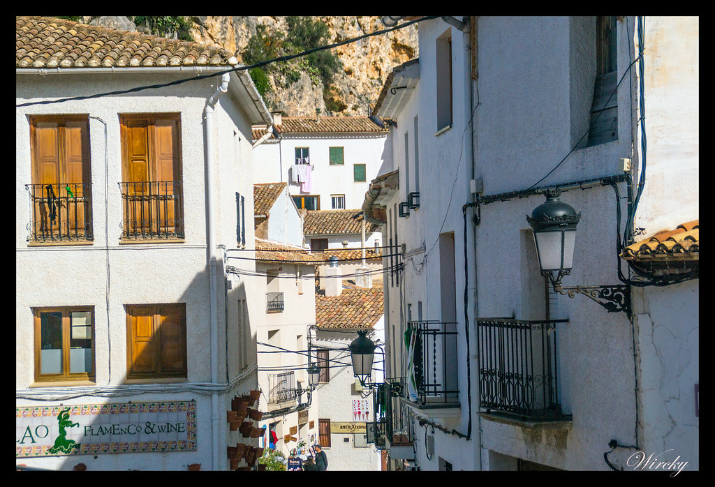 Calle de la Virgen en Guadalest