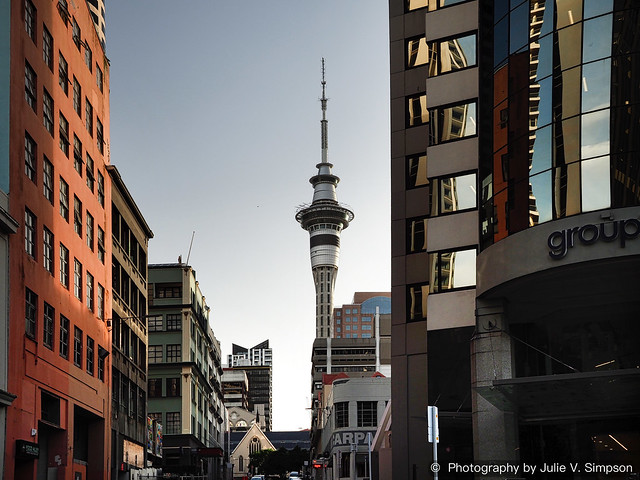Up federal street to sky tower