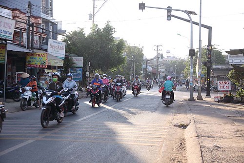 Morning traffic, South Vietnam | by inyathi