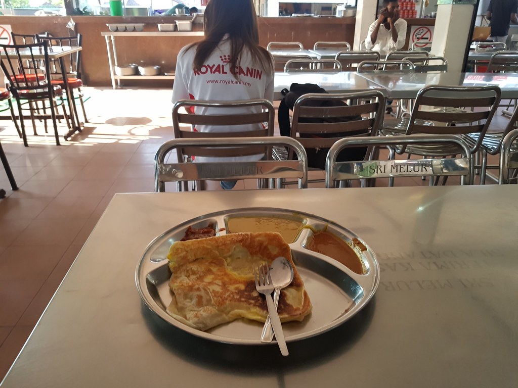 印度蛋煎饼 Rori Telur rm$2.80 @ Restoran Sri Melur Jaya SS19