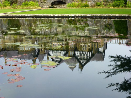 Bodnant Garden: reflection, Lily Terrace | by green voyage