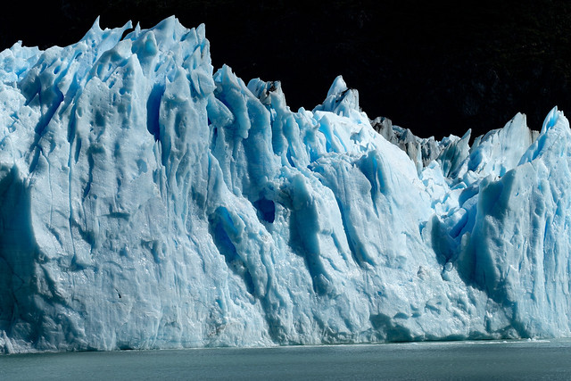Ice wall Spegazzini glacier, Patagonia