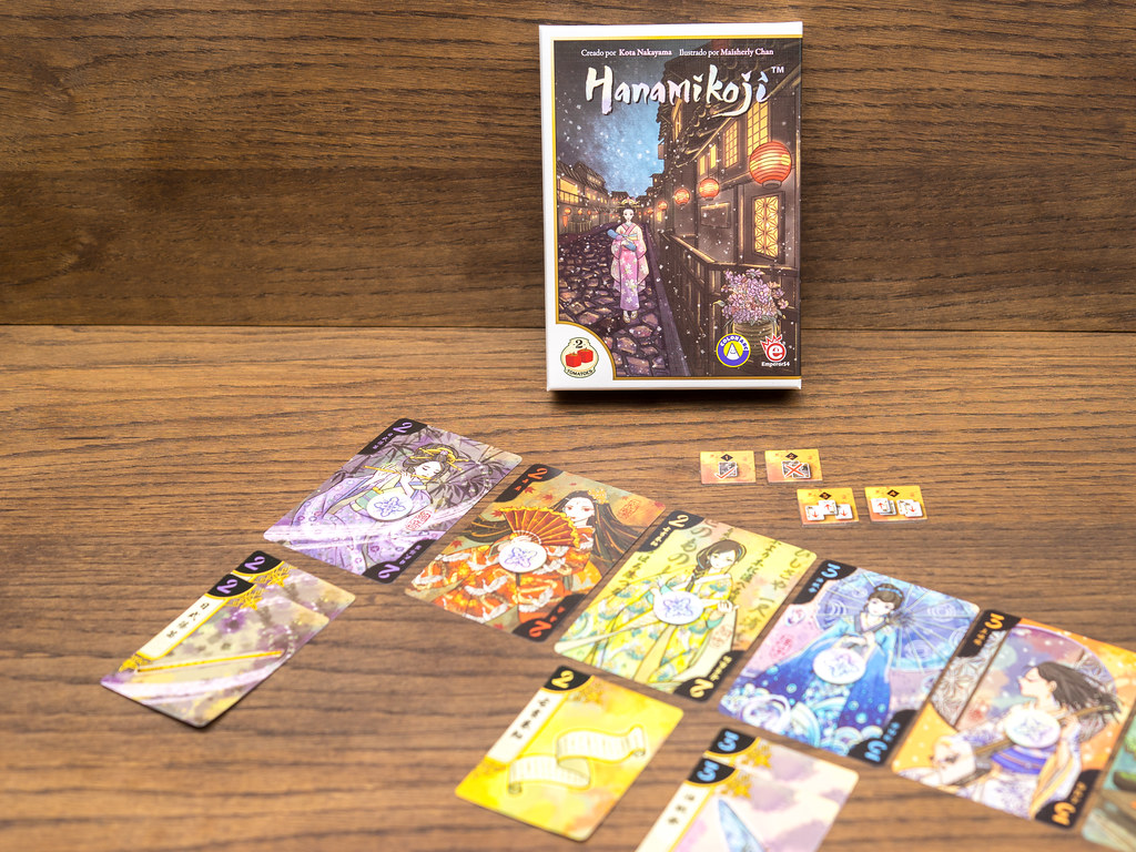 Hanamikoji juego cartas boardgame