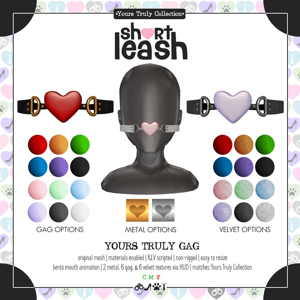 .:Short Leash:. Yours Truly Gag
