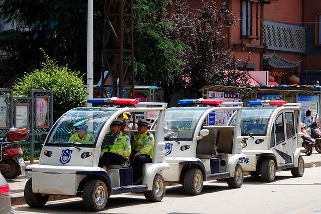 Police squad, Kunming, Yunnan, China