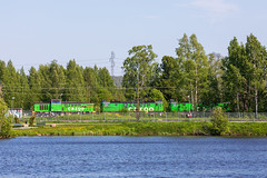 Green Cargo shunting in Boden