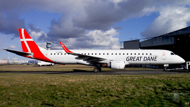 🇬🇧 G-FBEK  Embraer ERJ 190/ERJ 195 GREAT DANE AIRLINES