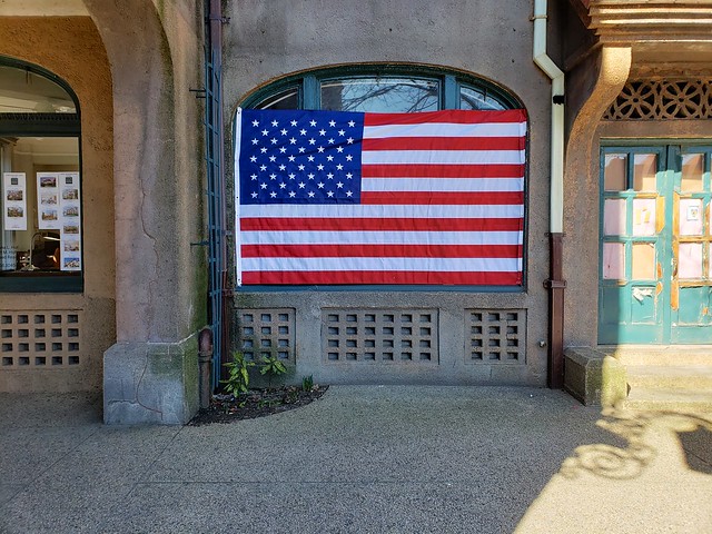 Flag In Station Square
