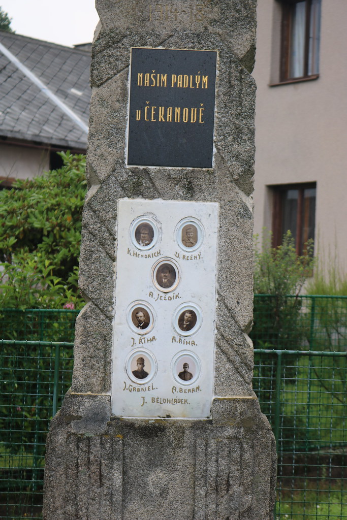 pomník obětem 1. světové války v Čekanově