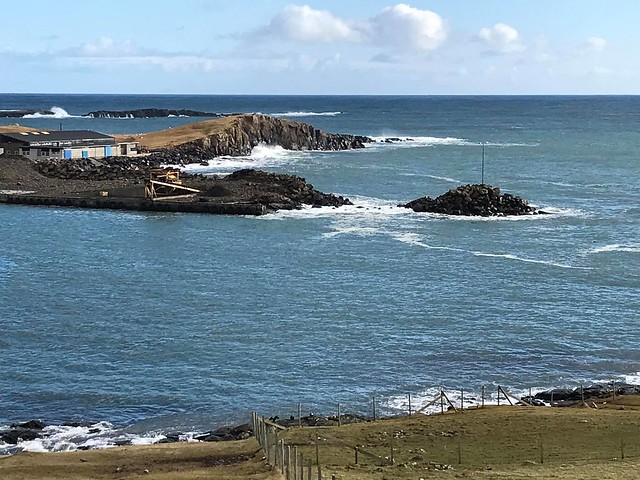 The Stony Pier in Porkeri - Ruined by the Storm in February/March 2020