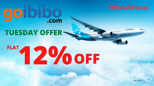 Goibibo Flight Offers | Flat 12% Instant Off Coupons & Promo Code | OffersAtHome | by nehasss9045