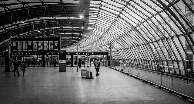 Waterloo Station, London ロンドンのウォータールー駅