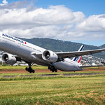 Boeing 777 Air France F-GZNO departing from Saint Denis de La Réunion